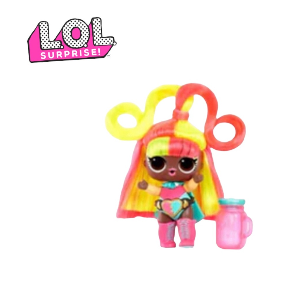 L.O.L. Surprise Hairvibes Glow Grrrl Outfit and Accessories